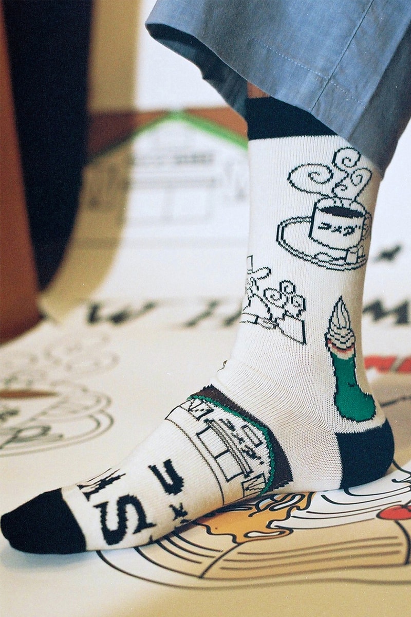 ウィムジーソックス ビームスT 珈琲所コメダ珈琲店 x WHIMSY SOCKS のポップアップストアが BEAMS T HARAJUKU で開催