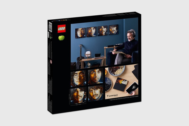 レゴからザ・ビートルズ の4人のポートレートを忠実に再現できるアートピースが登場 LEGO® Art The Beatles White Album Portrait piece HBX release info John Lennon Paul McCartney George Harrison Ringo Starr