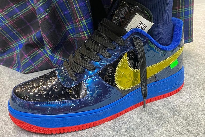 ルイ・ヴィトンが ナイキとのコラボ エアフォース1 を発表 louis vuitton nike sportswear air force 1 low high mid ss22 spring summer 2022 virgil abloh official release date info photos price store list buying guide