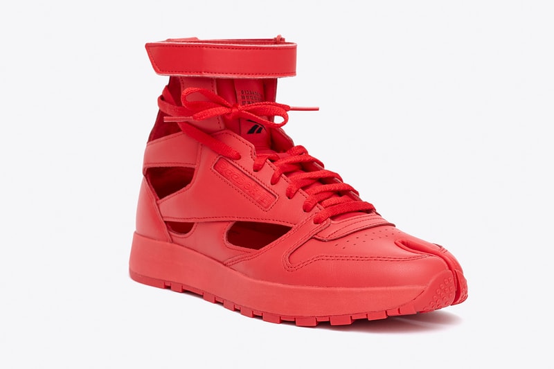 マルジェラ x リーボック クラシックレザー・タビ・ハイ Maison Margiela x Reebok から最新モデルとなる Classic Leather Tabi High が発売