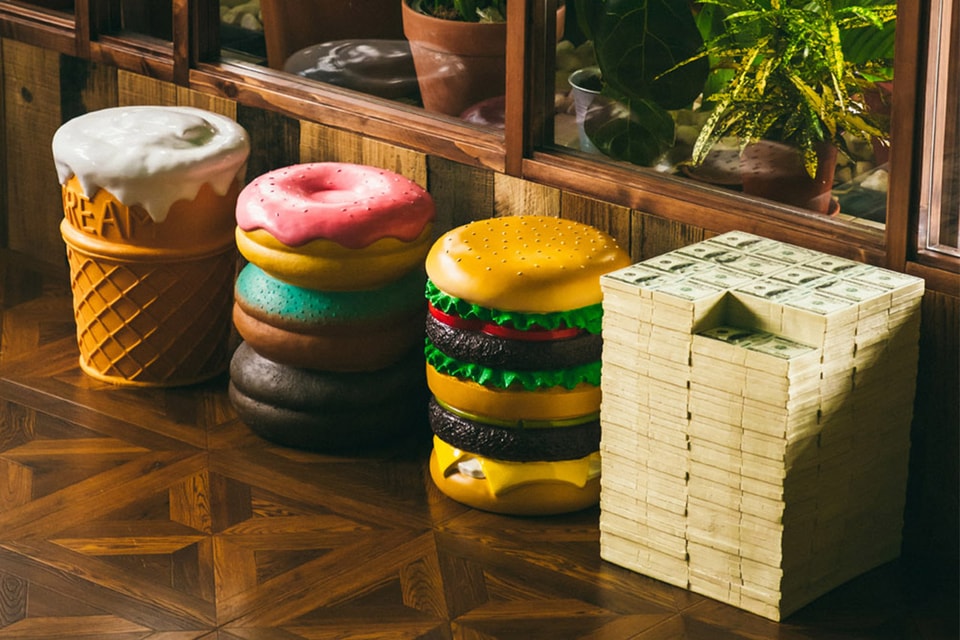 新品 ROTALY HERO ロータリーヒロUS DOLLAR 倒れる STOOL
