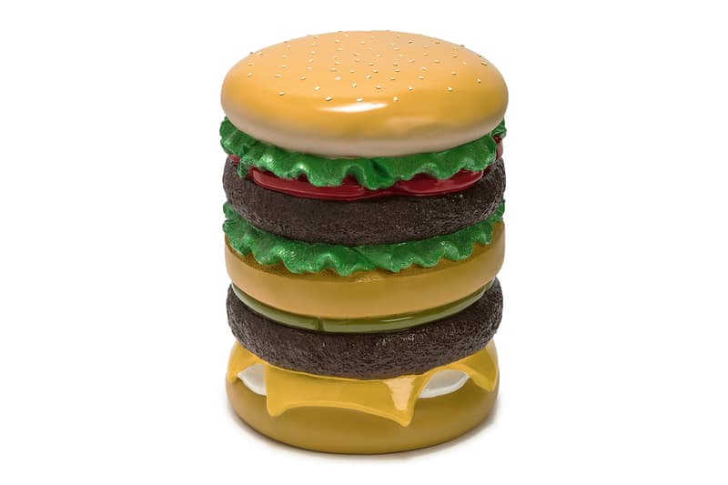 ニゴー 愛用のロータリー・ヒロのスツールが HBX に登場 Rotary Hero Dollar Ice Cream Hamburger Donuts Stools HBX Release