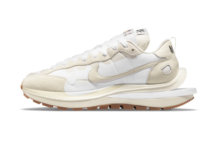 sacai x Nike Vaporwaffle の新色 “White/Sail” のオフィシャルイメージが到着