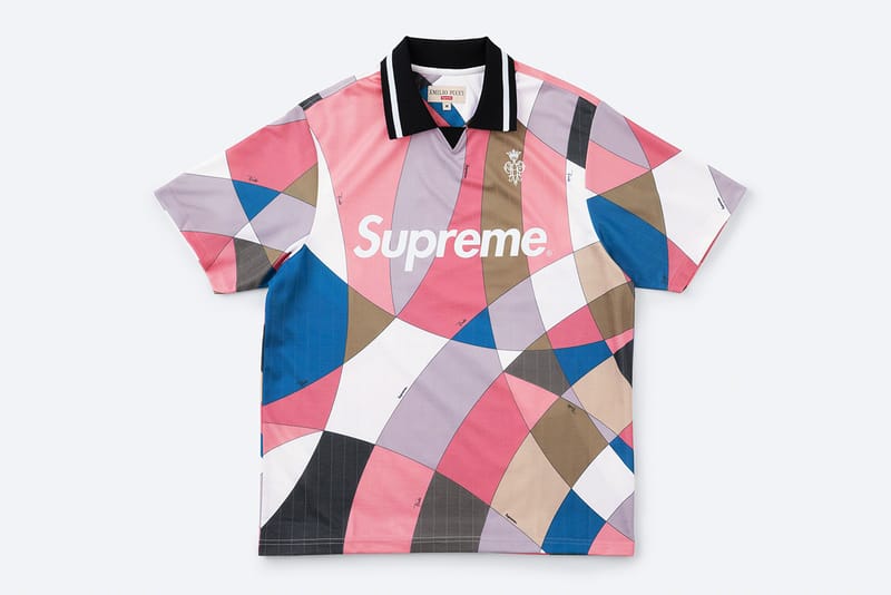 Supreme x Emilio Pucci シュプリームxエミリオプッチ S/S Shirt Blue 半袖シャツ レーヨン ブルー L 店舗受取可 シュプリームがエミリオ・プッチとのコラボレーションを発表