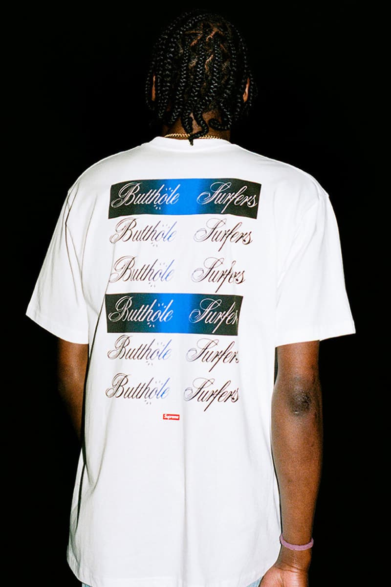 シュプリームから 伝説のバンド バットホール・サーファーズとのコラボアイテムが登場 Supreme Butthole Surfers Capsule Release Info streetwear collection when does it drop