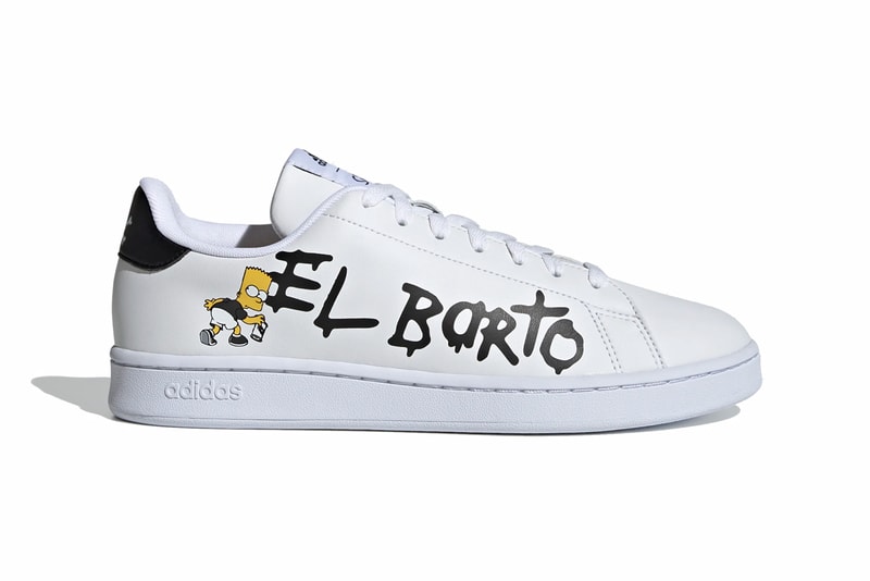 アディダスがアメリカの国民的アニメ『ザ・シンプソンズ』とのコラボ アドバンテージ “El Barto” を発表 the simpsons adidas originals advantage bart simpson el barto cloud white core black yellow GZ5306 official release date info photos price store list buying guide