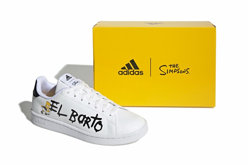 アディダスがアメリカの国民的アニメ『ザ・シンプソンズ』とのコラボ アドバンテージ “El Barto” を発表 the simpsons adidas originals advantage bart simpson el barto cloud white core black yellow GZ5306 official release date info photos price store list buying guide