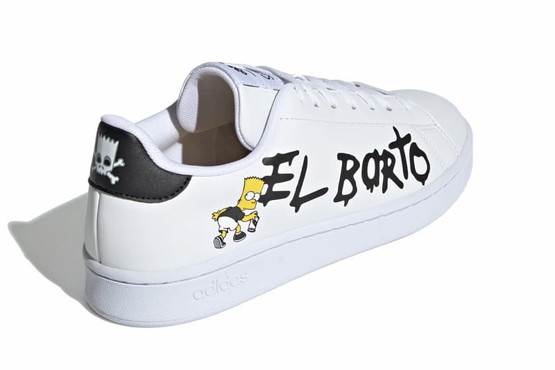 アディダスがアメリカの国民的アニメ『ザ・シンプソンズ』とのコラボ アドバンテージ “El Barto” を発表 the simpsons adidas originals advantage bart simpson el barto cloud white core black yellow GZ5306 official release date info photos price store list buying guide