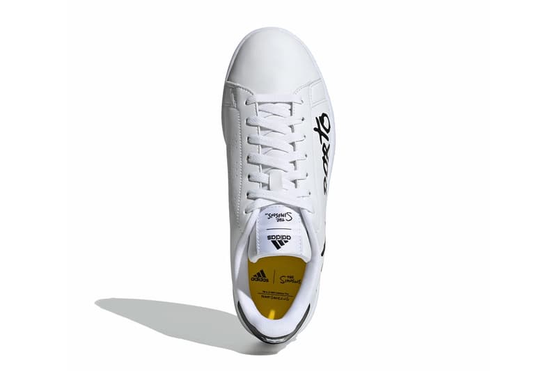 アディダスがアメリカの国民的アニメ『ザ・シンプソンズ』とのコラボ アドバンテージ “El Barto” を発表 the simpsons adidas originals advantage bart simpson el barto cloud white core black yellow GZ5306 official release date info photos price store list buying guide