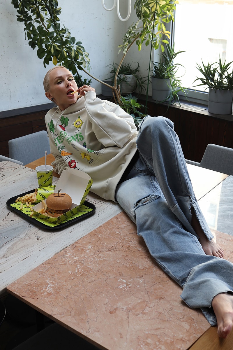 ヴェトモン vetements burger km20 2.0 Next Level Edition release information vegan vegetarian plant based packaging olga karput