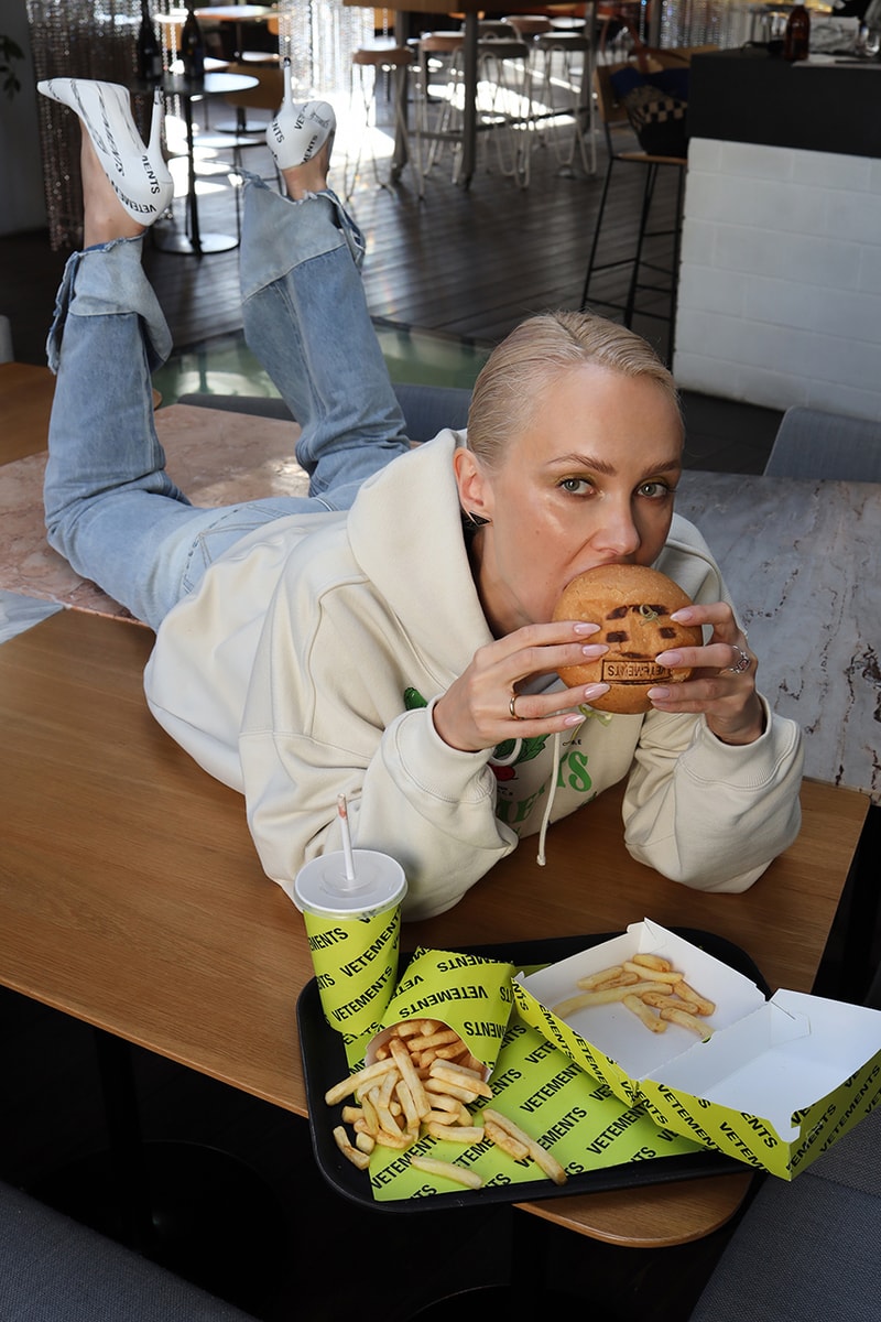 ヴェトモン vetements burger km20 2.0 Next Level Edition release information vegan vegetarian plant based packaging olga karput
