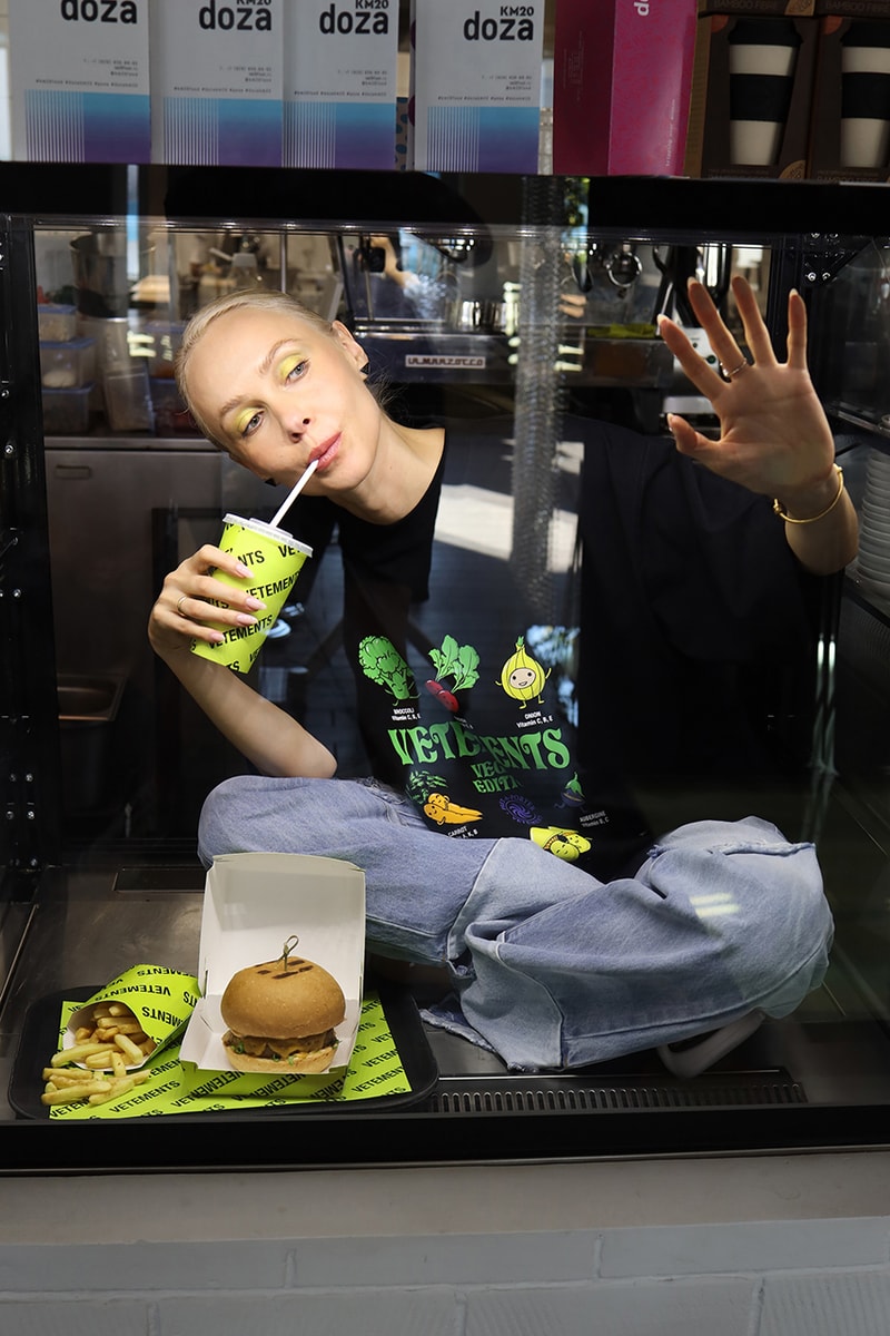 ヴェトモン vetements burger km20 2.0 Next Level Edition release information vegan vegetarian plant based packaging olga karput