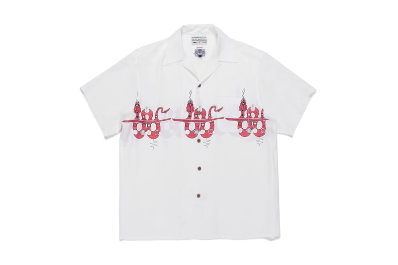 新品，100%新品 ワコマリア　ウルフズヘッド　トラッシュヘッド　 半袖シャツ　 M