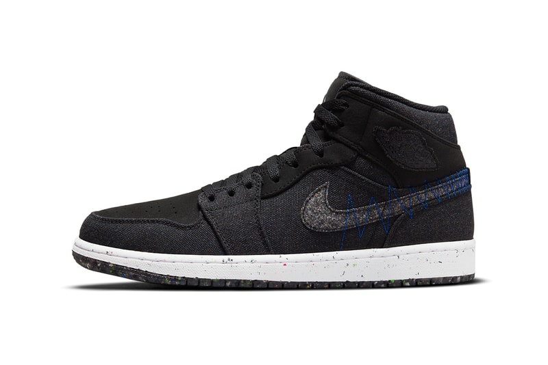 ジョーダンブランドのクレーターコレクションから新作のエアジョーダン 1 ミッドが登場air michael jordan brand 1 mid crater sustainable DM3529 001 black racer blue white multi color official release date info photos price store list buying guide