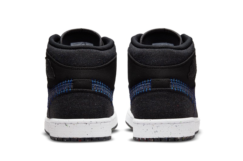 ジョーダンブランドのクレーターコレクションから新作のエアジョーダン 1 ミッドが登場air michael jordan brand 1 mid crater sustainable DM3529 001 black racer blue white multi color official release date info photos price store list buying guide