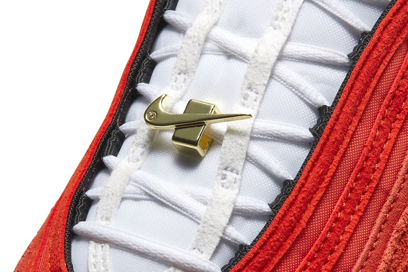 スウッシュの50周年を記念したナイキ“ファースト ユーズ”コレクションにエア マックス 97が追加 Nike Air Max 97 First Use Blood dark Orange red swoosh 50th year anniversary shoe sneaker release reveal Buy Price Date 