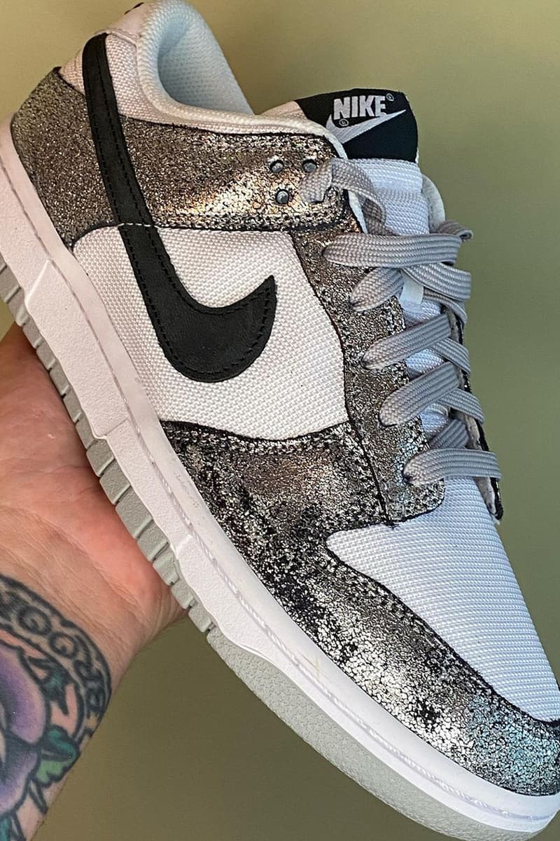 ナイキから煌びやかな新作ダンク ロー“シマー”が登場か First Look Nike Dunk Low Shimmer Leaked Unreleased Teddys SoleHouse LL Shoe Sneaker Release Drop