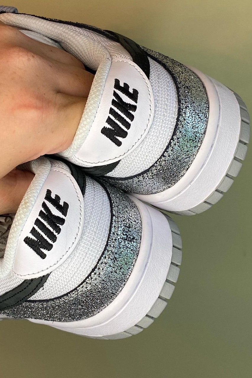ナイキから煌びやかな新作ダンク ロー“シマー”が登場か First Look Nike Dunk Low Shimmer Leaked Unreleased Teddys SoleHouse LL Shoe Sneaker Release Drop