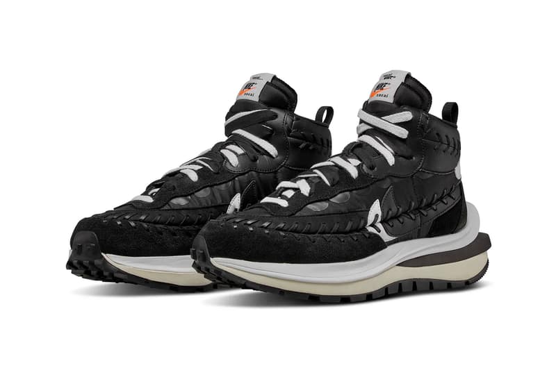 サカイ x ジャンポール・ゴルチエ x ナイキ によるトリプルコラボ ヴァイパーワッフルが発売 jean paul gaultier sacai nike vaporwaffle black white blue sesame release date september info store list buying guide photos price chitose abe 