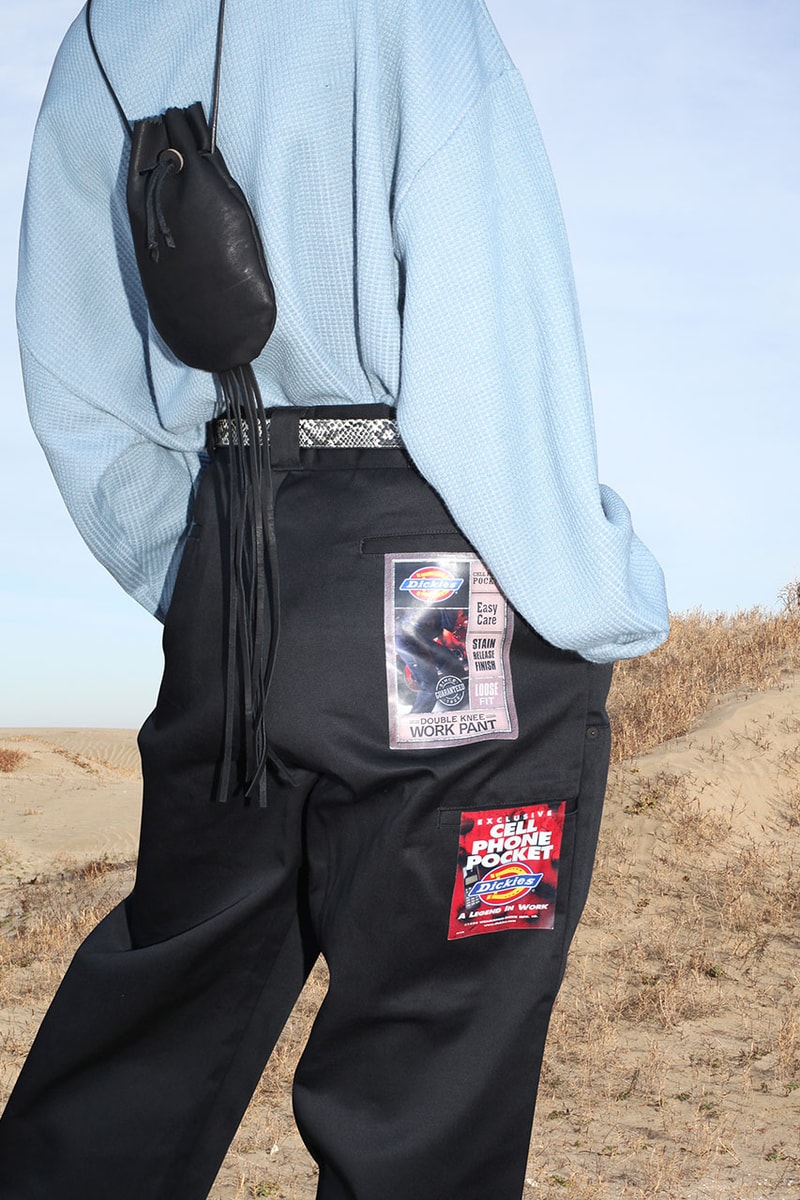 ジエダから1990年代のディッキーズラベルを配したコラボ2型が登場 JieDa 1990 Dickies dead stock collaboration pants
