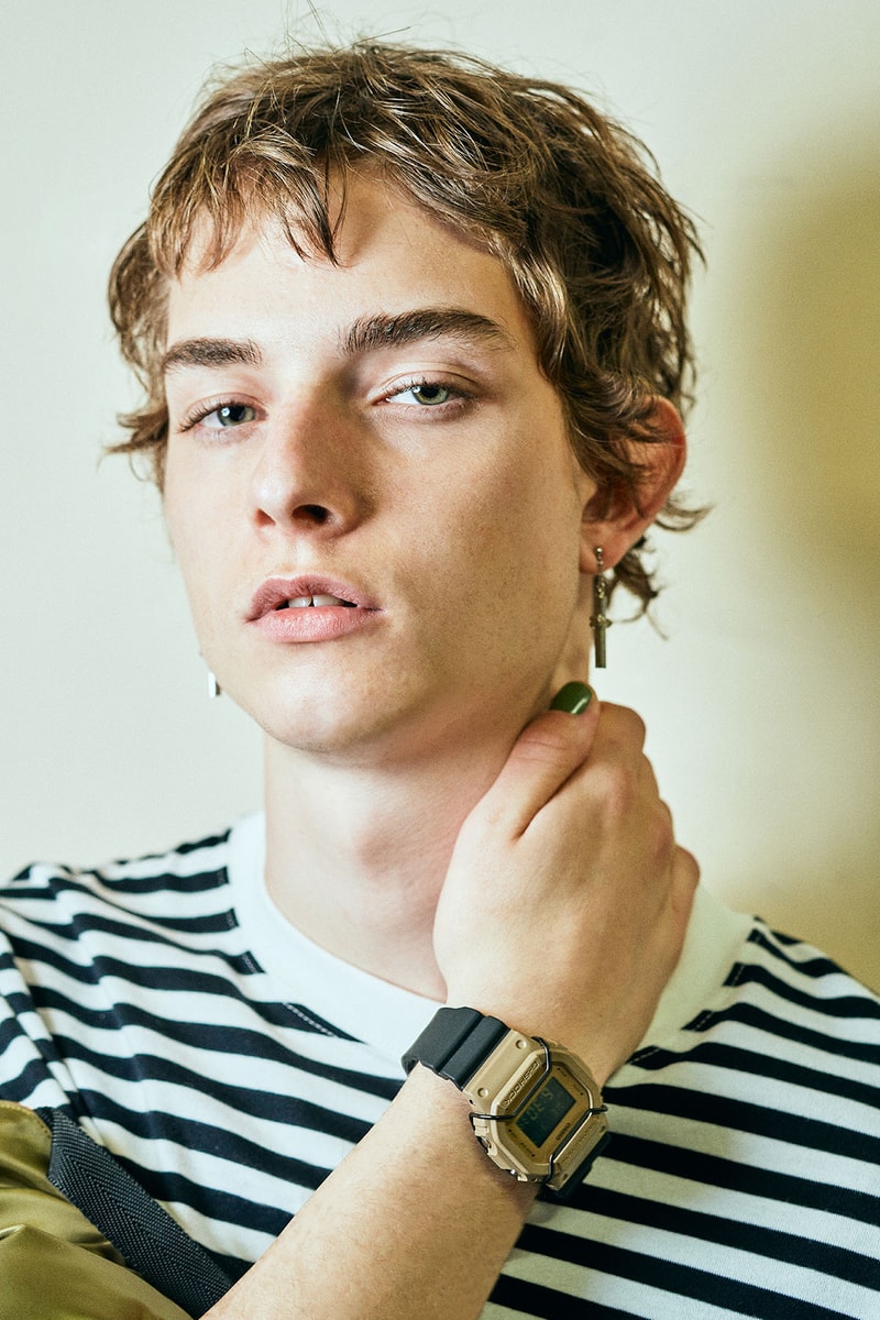 ミスター・ジェントルマン x ジーショックによる初のコラボウォッチがリリース MISTERGENTLEMAN and G-SHOCK first collab watch DW-5600E release info takeshi osumi 2021 fall winter collection