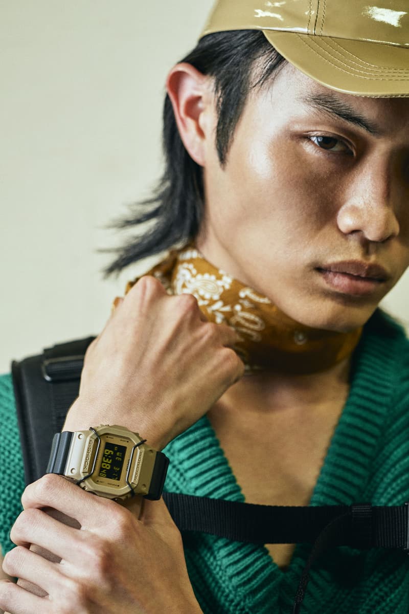 ミスター・ジェントルマン x ジーショックによる初のコラボウォッチがリリース MISTERGENTLEMAN and G-SHOCK first collab watch DW-5600E release info takeshi osumi 2021 fall winter collection