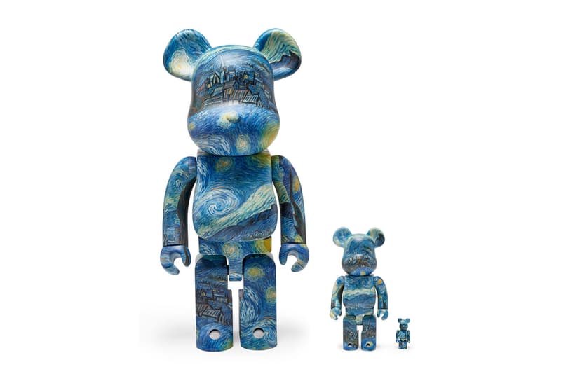 モマデザインストア x メディコムトイがゴッホ作品を配したベアブリックを発売 MoMA Design Store MEDICOM TOY Starry Night BE@RBRICK