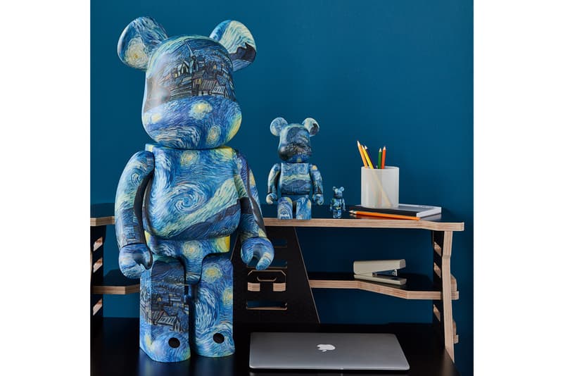 モマデザインストア x メディコムトイがゴッホ作品を配したベアブリックを発売 MoMA Design Store MEDICOM TOY Starry Night BE@RBRICK