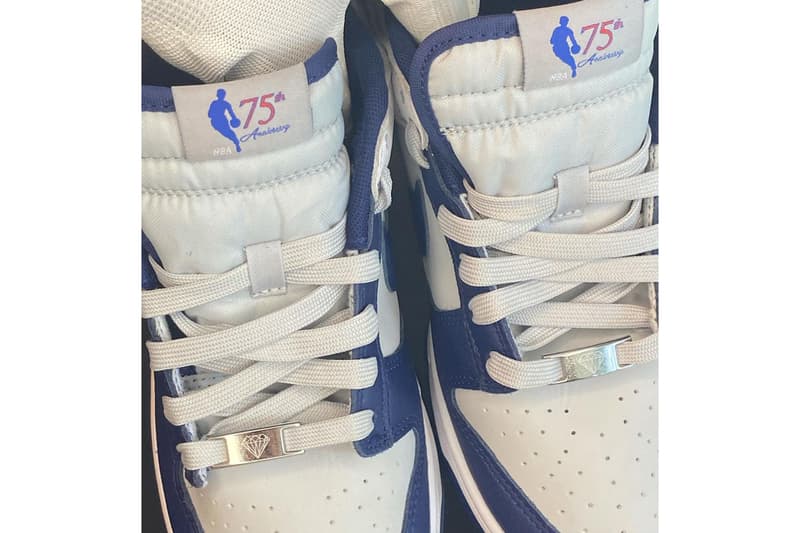 ナイキからNBAの設立75周年を記念ブルックリン・ネッツ仕様のダンクローが発売か nba nike dunk low brooklyn nets 75th anniversary release date info store list buying guide photos price white navy red 