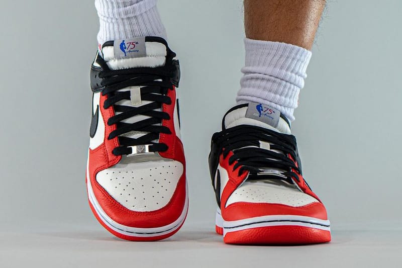 NBA × ナイキ ダンク ロー 75th シカゴ ブルズ 29.5｜ファッション
