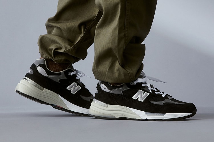 New Balance の “MADE in USA” モデル 992 からブラックカラーを纏った新作がリリース