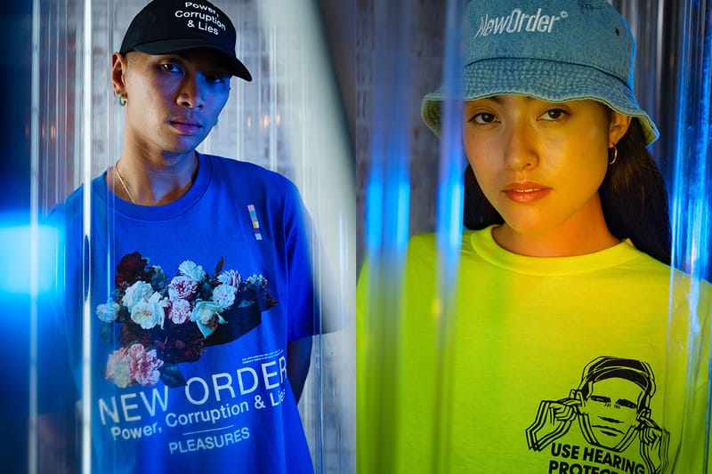 PLEASURES から英ロックバンド New Order とのオフィシャルコラボコレクションが登場