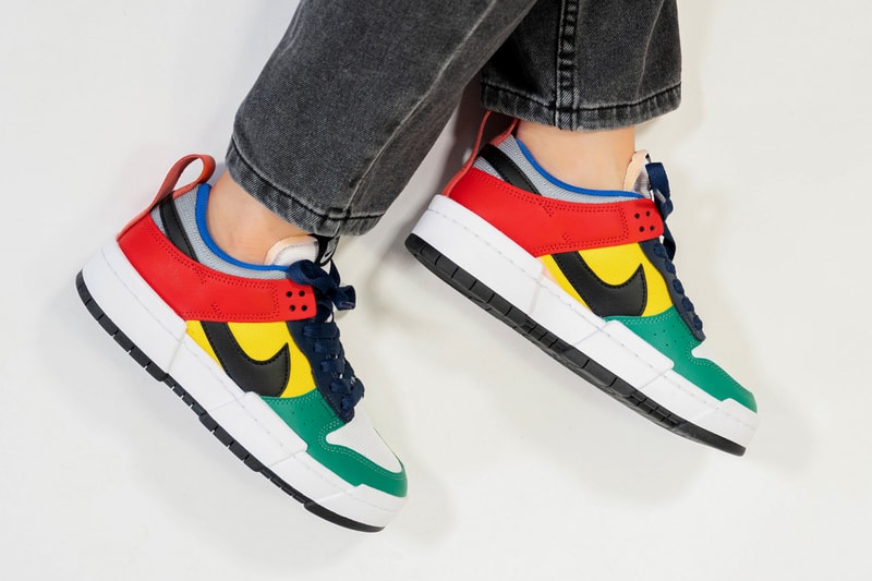 ナイキ ダンクのウィメンズモデル ダンクロー ディスラプト からマルチカラーを纏った新色が登場