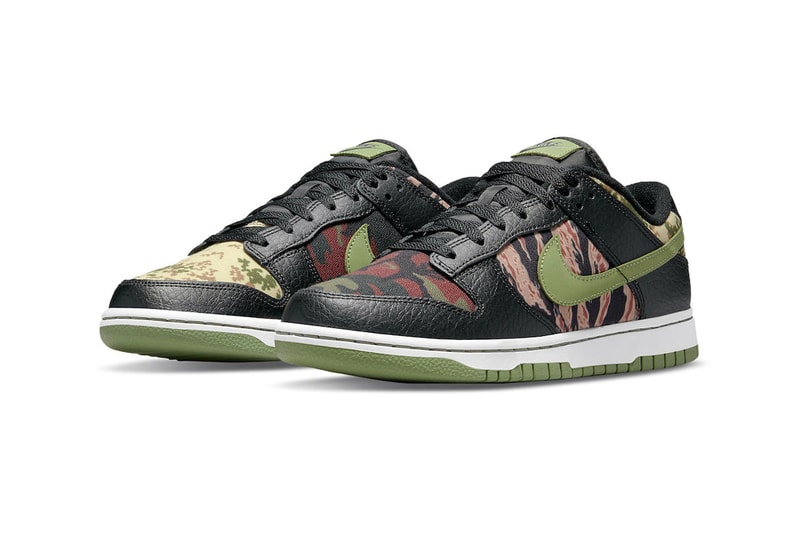 ナイキからクレイジーパターンのカモフラ柄を採用した2型のダンクローが登場 Nike Dunk Low SE "Crazy Camo" & "Multi Camo" DH0957-001 DH0957-100 Release 2021