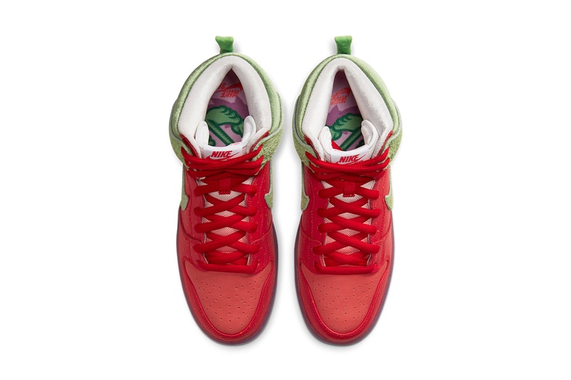 “マリファナ・デー”にリリース予定だったナイキSB ダンク ハイ“ストロベリー コフ”が復活との噂 nike sb dunk high strawberry cough CW7093 600 release date info store list buying guide photos price 