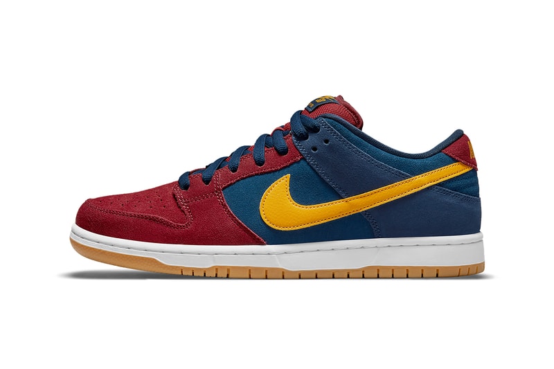 ナイキSBからFCバルセロナにオマージュを捧げるダンク ロー“バルセロナ”が登場 nike sb dunk low barcelona DJ0606 400 red blue yellow white release date info store list buying guide photos price 