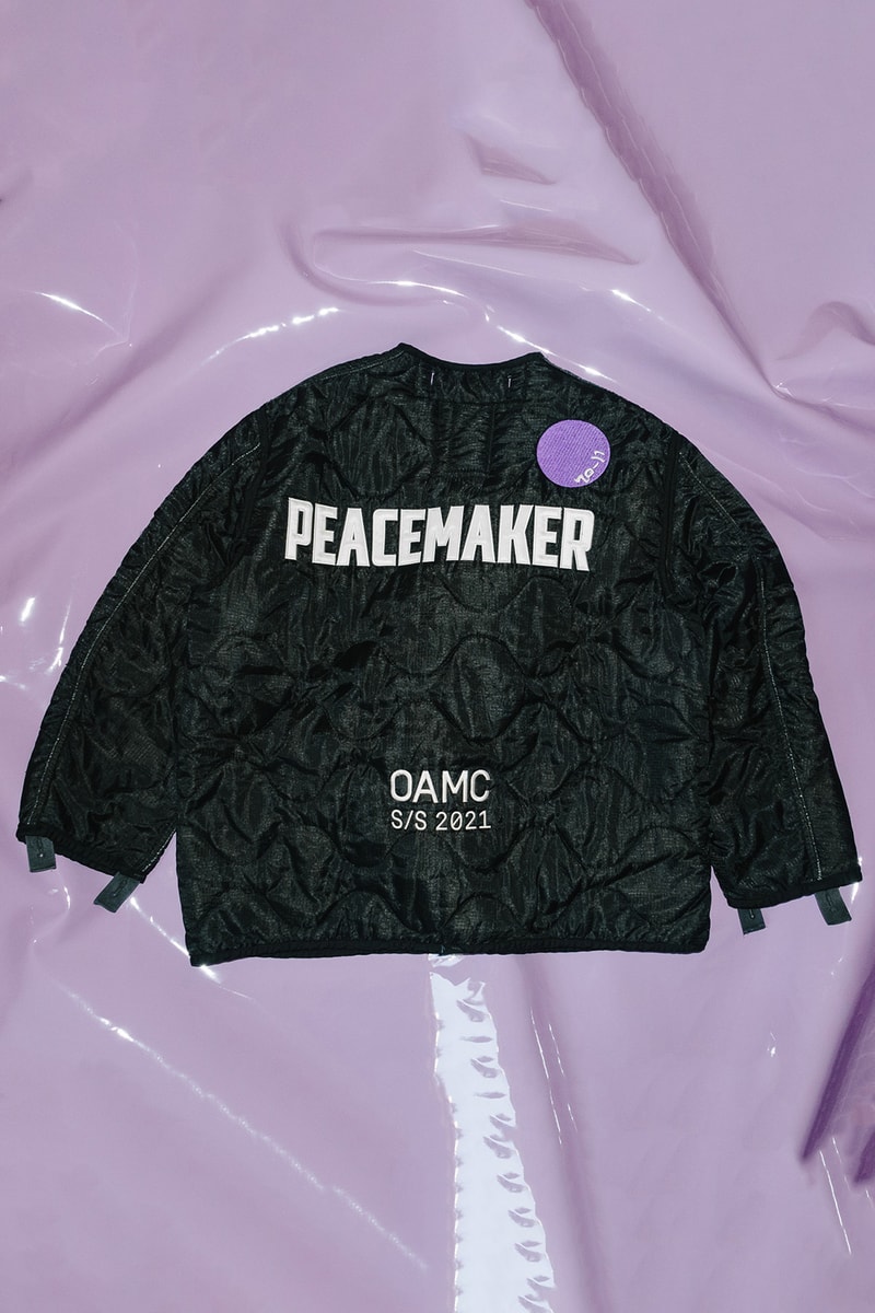 OAMCから知る人ぞ知るピースメーカージャケットの新作2色がリリース OAMC Peacemaker Liner "DOT" Jacket Drop 2 Spring/Summer 2021 SS22 John Baldessari M-65 Outerwear Luke Meier Release Information