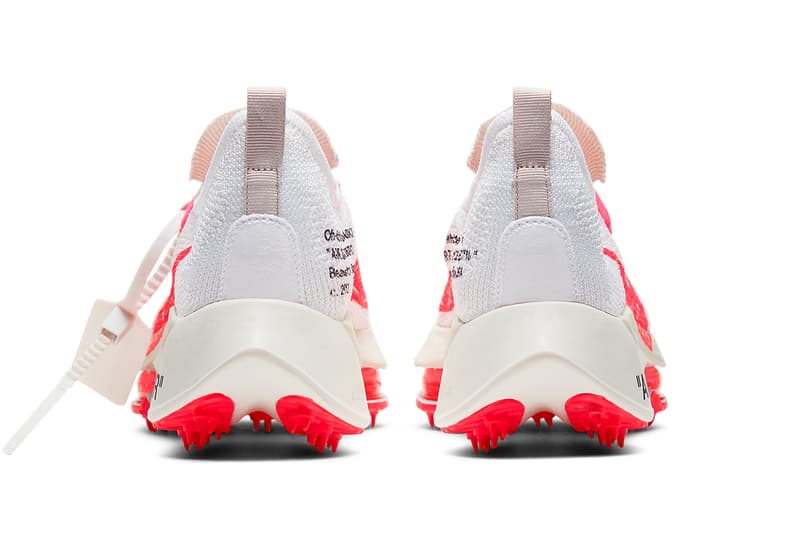 オフホワイトxナイキからランニングシューズ エア ズーム テンポ ネクスト%“ピンク グロー”がリリースか off white nike air zoom tempo next pink glow release info store list buying guide photos price virgil abloh blue pink 