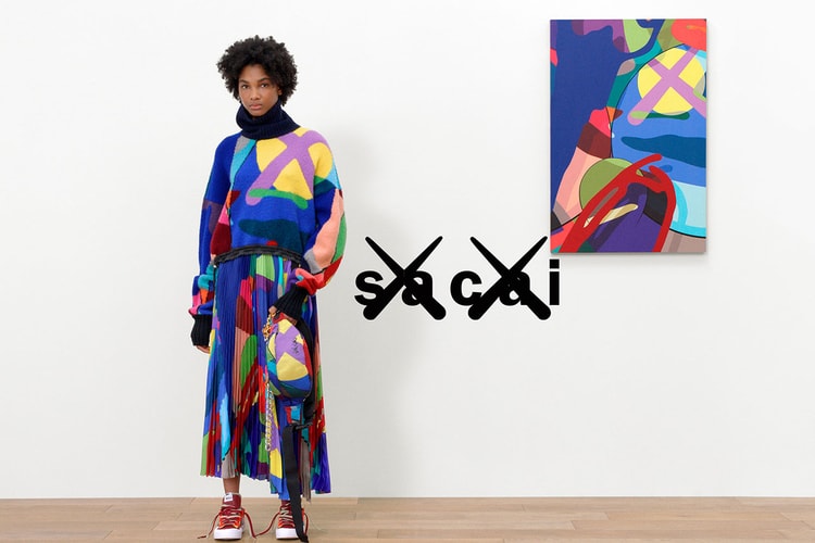 sacai が KAWS とのコラボコレクションをリリース