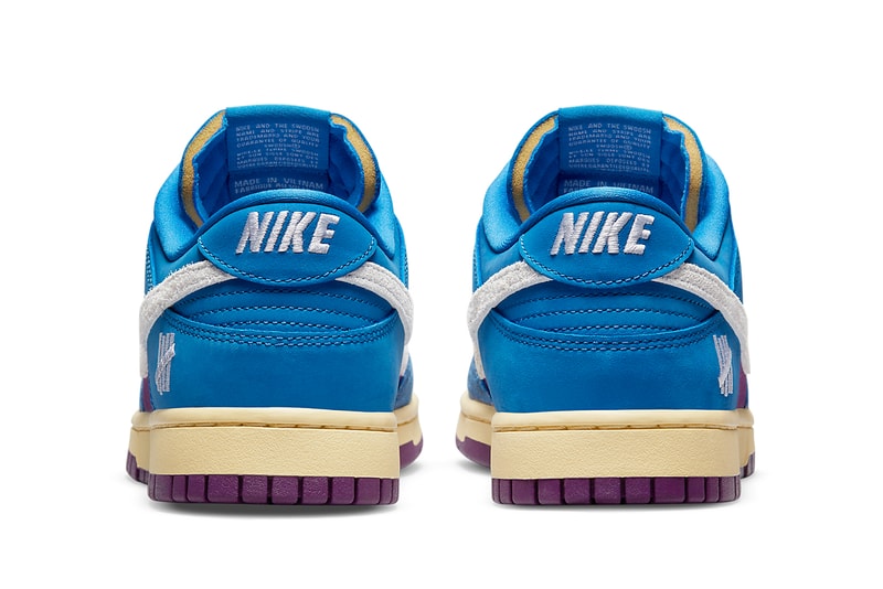 アンディフィーテッド x ナイキ による最新コラボ ンクロー “Dunk vs AF-1” の公式画像が公開 undefeated nike dunk low dunk vs af1 purple blue DH6508 400 release date info store list buying guide photos price 