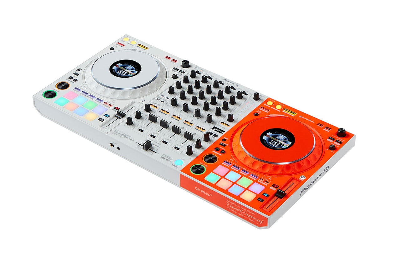 パイオニアDJとオフホワイトによるコラボ DJコントローラー DDJ-1000-OW が発売 Pioneer DJ and Virgil Abloh Off-White™️ collab DDJ-1000-OW and capsule collection SOUND ENGINEERING release info