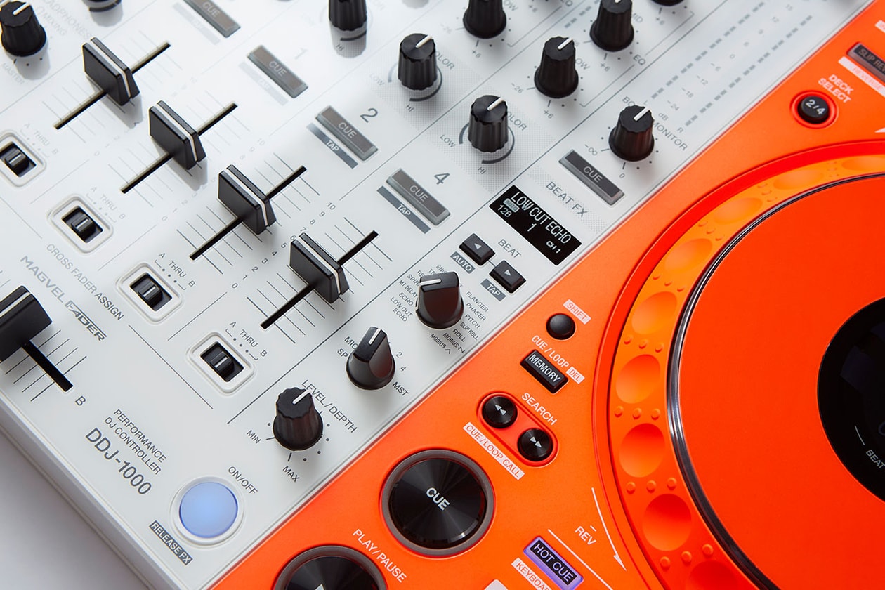 パイオニアDJとオフホワイトによるコラボ DJコントローラー DDJ-1000-OW が発売 Pioneer DJ and Virgil Abloh Off-White™️ collab DDJ-1000-OW and capsule collection SOUND ENGINEERING release info