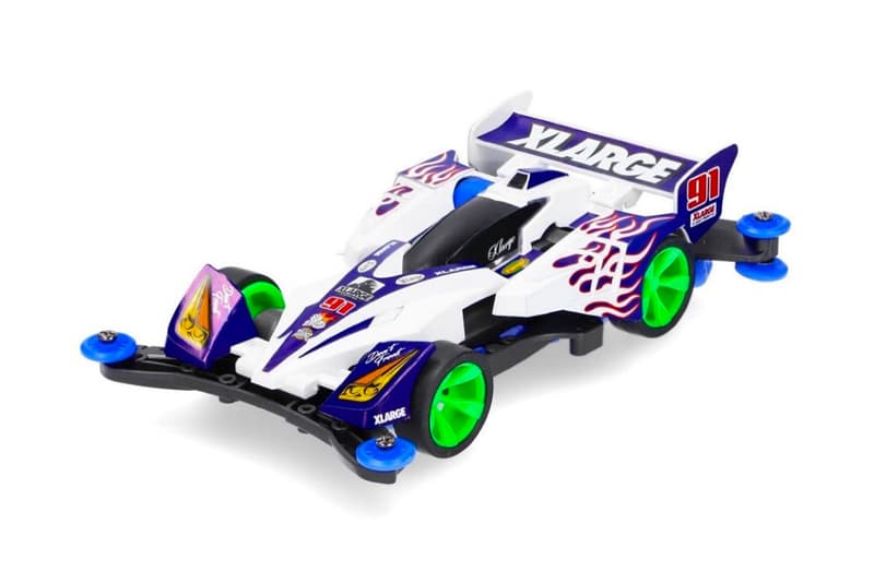 エクストララージ x タミヤによる初のコラボミニ四駆がリリース XLARGE TAMIYA cyclone magnum premium AR Chassis info hobby sports models mini 4WD anime manga Bakusō Kyōdai Let's & Go!!