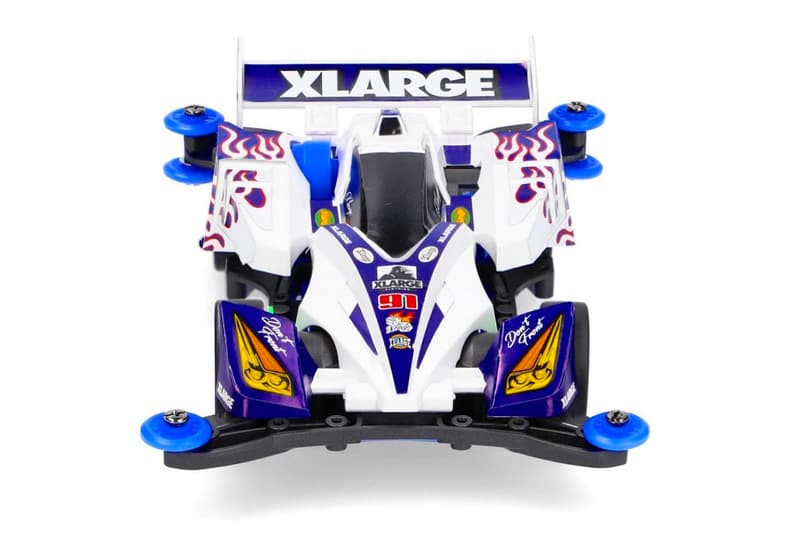 エクストララージ x タミヤによる初のコラボミニ四駆がリリース XLARGE TAMIYA cyclone magnum premium AR Chassis info hobby sports models mini 4WD anime manga Bakusō Kyōdai Let's & Go!!