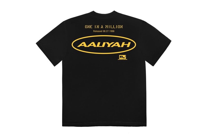 没後20年を迎える故アリーヤのストリーミング解禁を祝したアパレルコレクションが登場 Aaliyah's 'One In a Million' Limited-Edition Merch Line Is Here album post humous death clothing collection release info