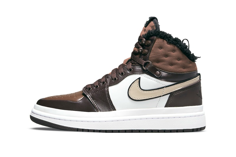 ジョーダンブランドのエアジョーダン1 アクリメイトにこっくりとしたチョコレートカラーが登場 Air Jordan 1 Fur-Lined Acclimate "Chocolate" DC7723-200 Jordan Brand Release 2021 