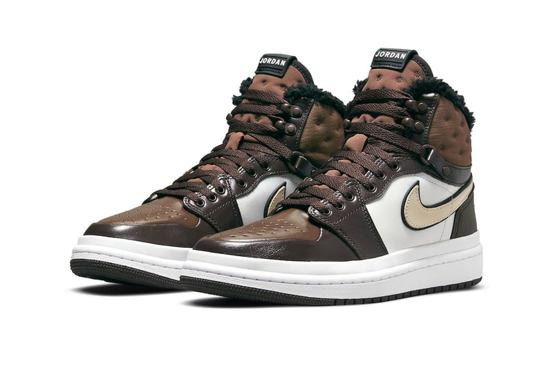ジョーダンブランドのエアジョーダン1 アクリメイトにこっくりとしたチョコレートカラーが登場 Air Jordan 1 Fur-Lined Acclimate "Chocolate" DC7723-200 Jordan Brand Release 2021 