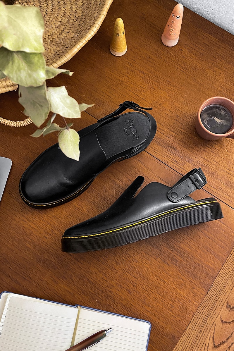 ドクターマーチンからスリッポンとしても着用できる新作シューズが登場 Dr. Martens Carlson Lusso Leather Mules Release information house shoes