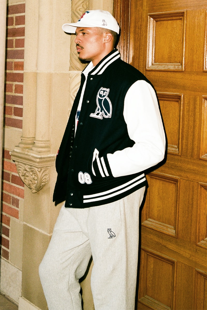 ドレイク主宰のOVOがカナダの名門トロント大学とのコラボレーションを実現 Drake's OVO Drops Co-Branded Collection With University of Toronto tdot uoft maple leaf logo canada owl kylie masse quarter zips hooded sweatshirts october's very own 