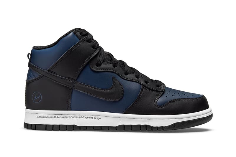 フラグメント x ナイキからダンク 藤原ヒロシ fragment design x Nike から Dunk High の日本限定カラー “Navy/Black” が発売 